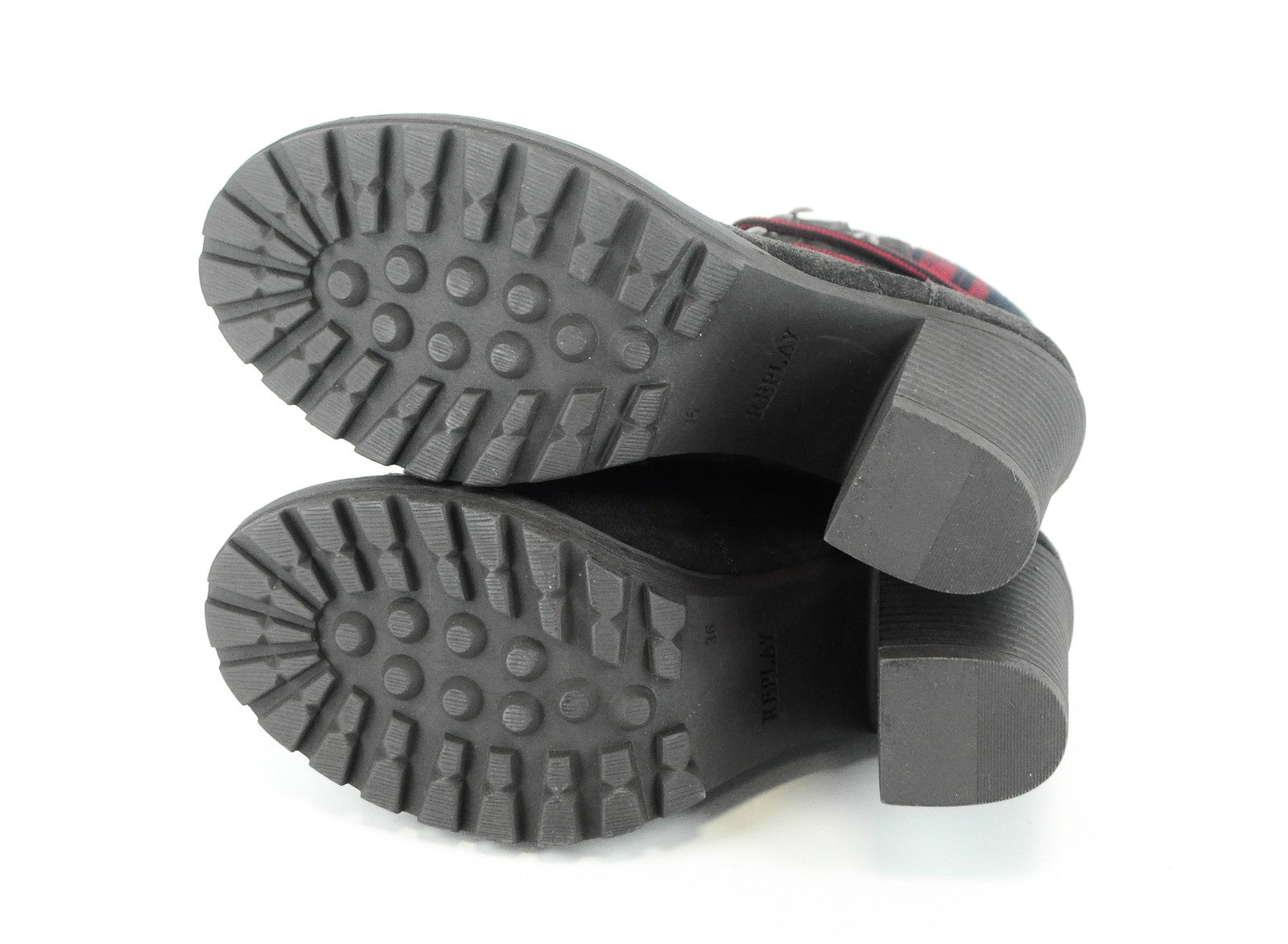 REPLAY moteriški aulinukai aukštakulniais, 36 dydžio, rudi, zomšiniai, nėriniuoti, laisvalaikio avalynė su kulnu. 