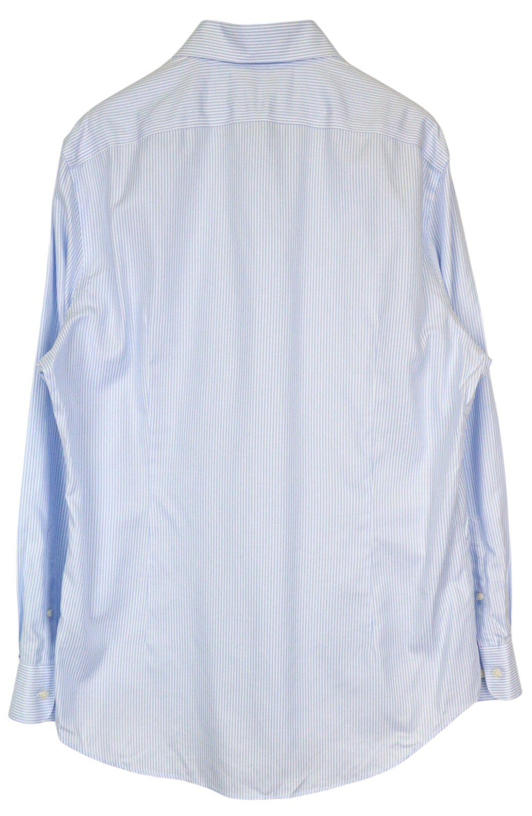 SUITSUPPLY Try On Extra Slim Fit Men Formal Shirt 45 / 17 3/4 Blue Pinstriped