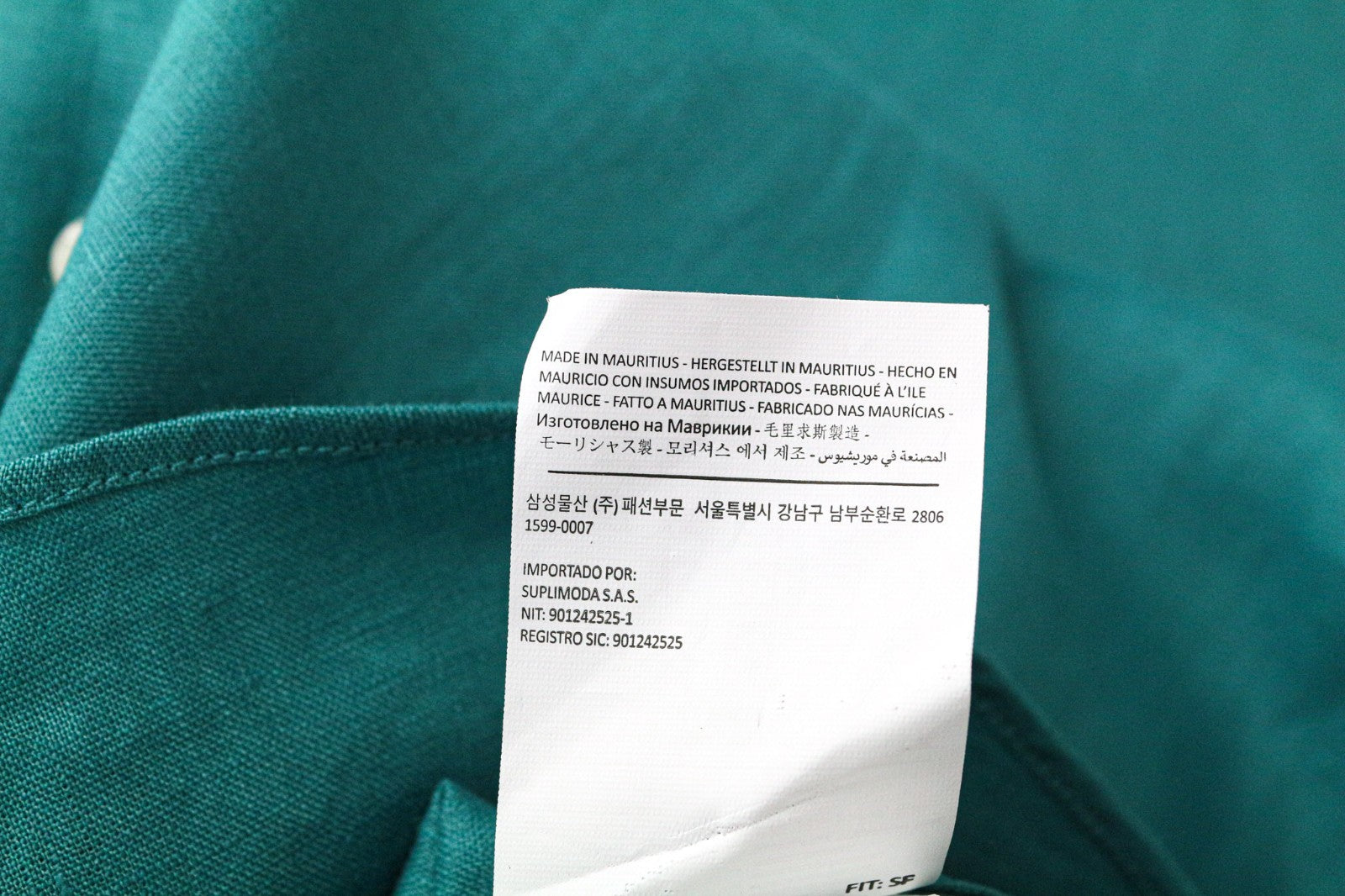 SUITSUPPLY vyriški oficialūs marškinėliai 37/38/14.5/15 Plonas vandens mėlynas lininis mygtukas 