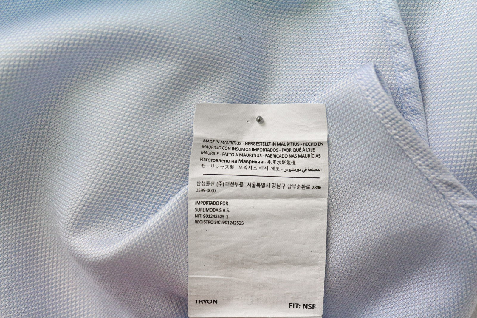 „SUITSUPPLY“ vyriški formalūs marškinėliai, 40L/15,75L, prigludę, grynos medvilnės, mėlyni, Oksfordo stiliaus, pasimatuoti 