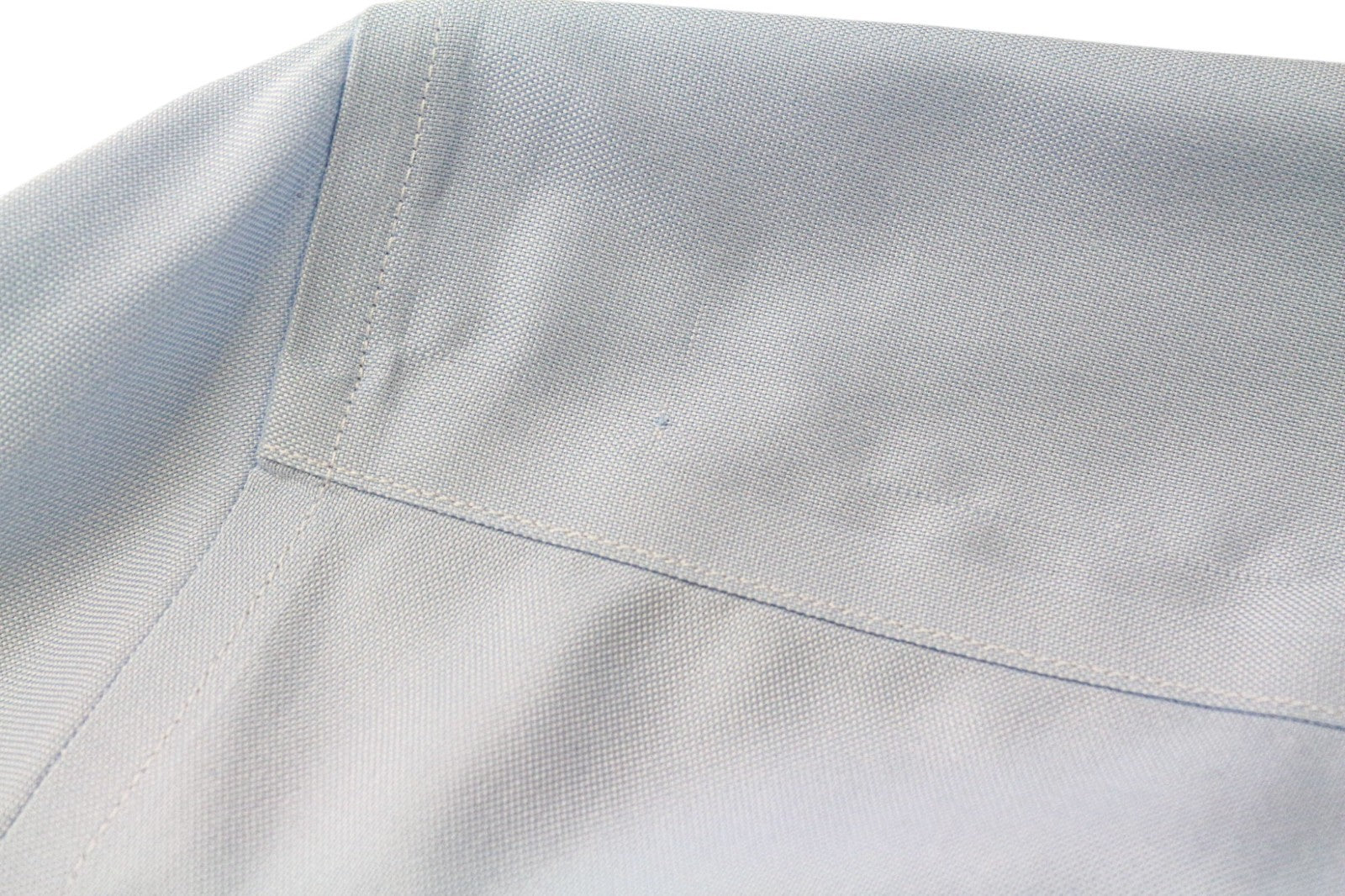 SUITSUPPLY vyriški formalūs marškiniai, 38L/15L, ploni mėlyni medvilniniai marškiniai su platėjančia apykakle, gryna medvilnė 