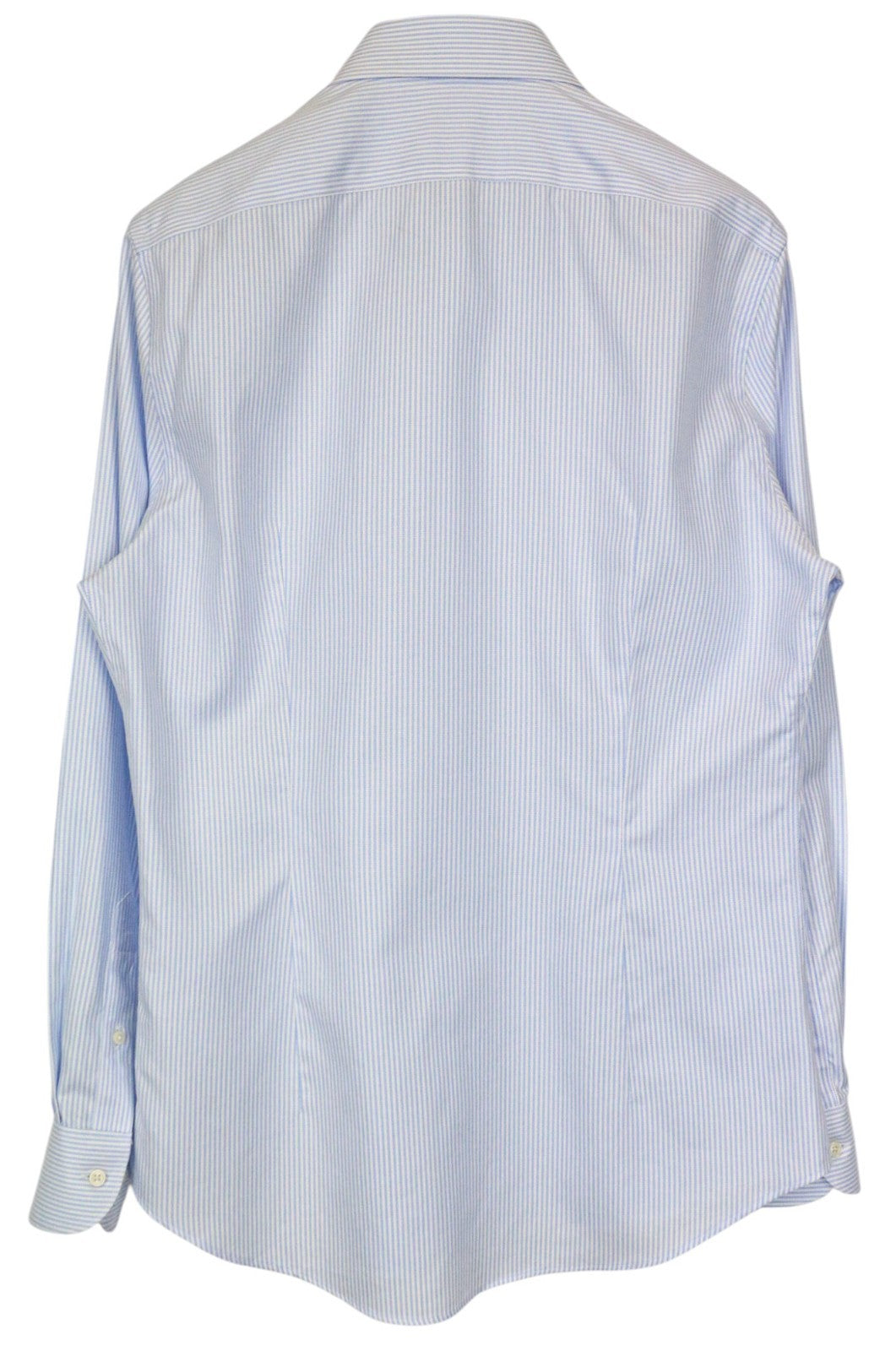 SUITSUPPLY Men's Formal Shirt 42/16.5 Extra Slim Pure Cotton Blue  Long Sleeve