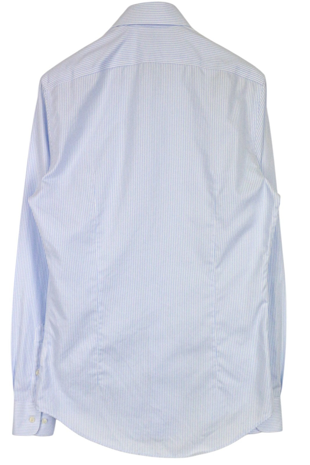 SUITSUPPLY Men's Formal Shirt 39L/15 1/2L Extra Slim Blue Pure Cotton Stripe