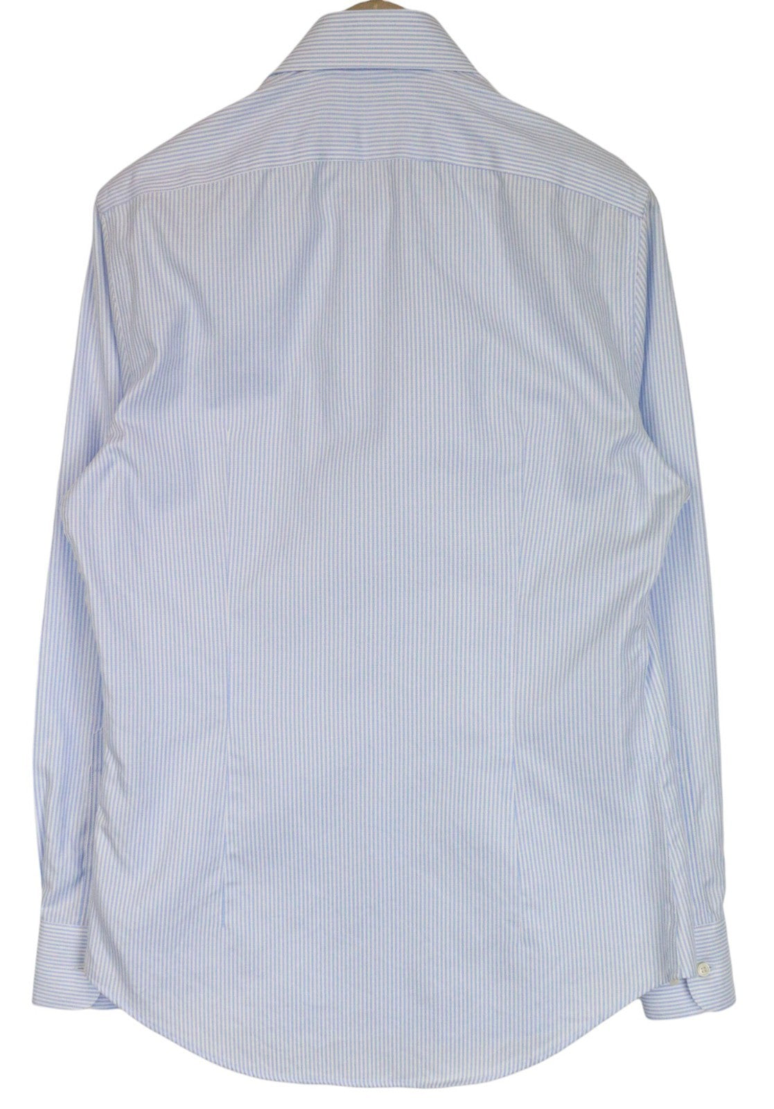 SUITSUPPLY Men's Formal Shirt 39/15 1/2 Extra Slim Blue Cotton Twill Cutaway