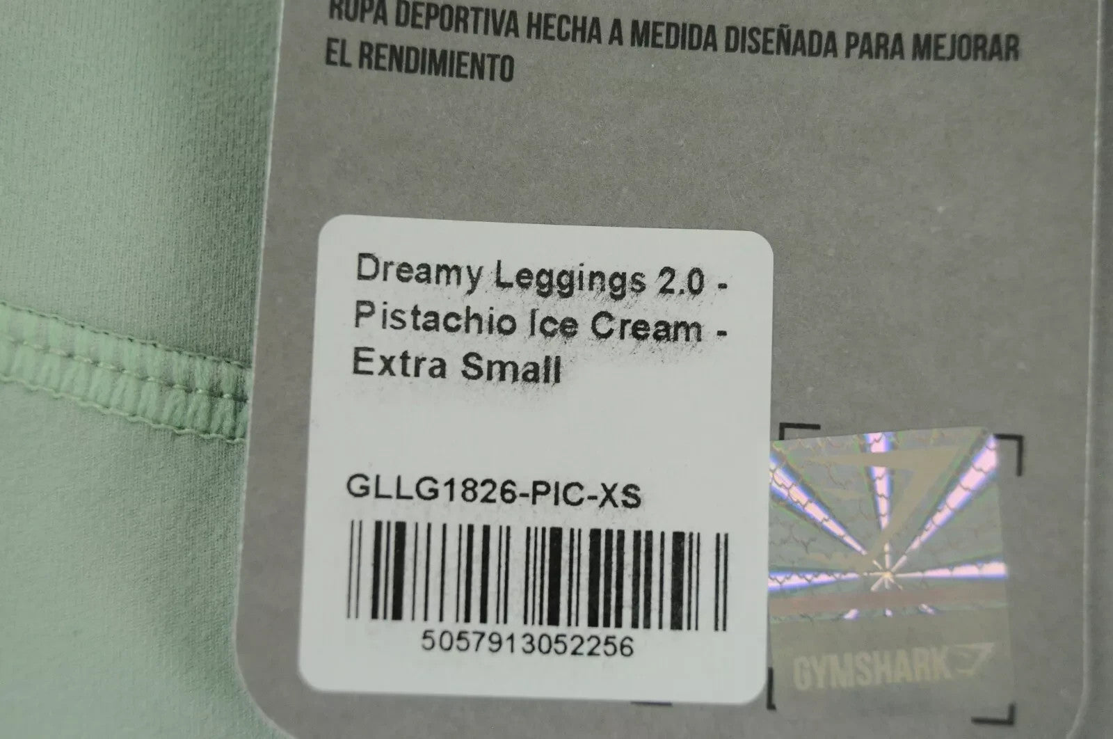 GYMSHARK Dreamy Women's Leggings XS Pistachio Green Stretch Gym Training Pants