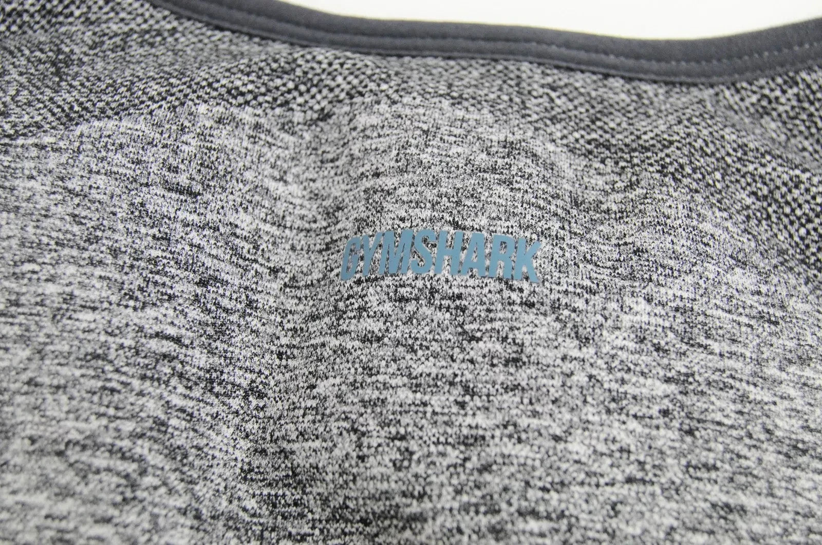 GYMSHARK Flex Women's Sports Bra XS Grey Marl Strappy Back Stretch Gym Top