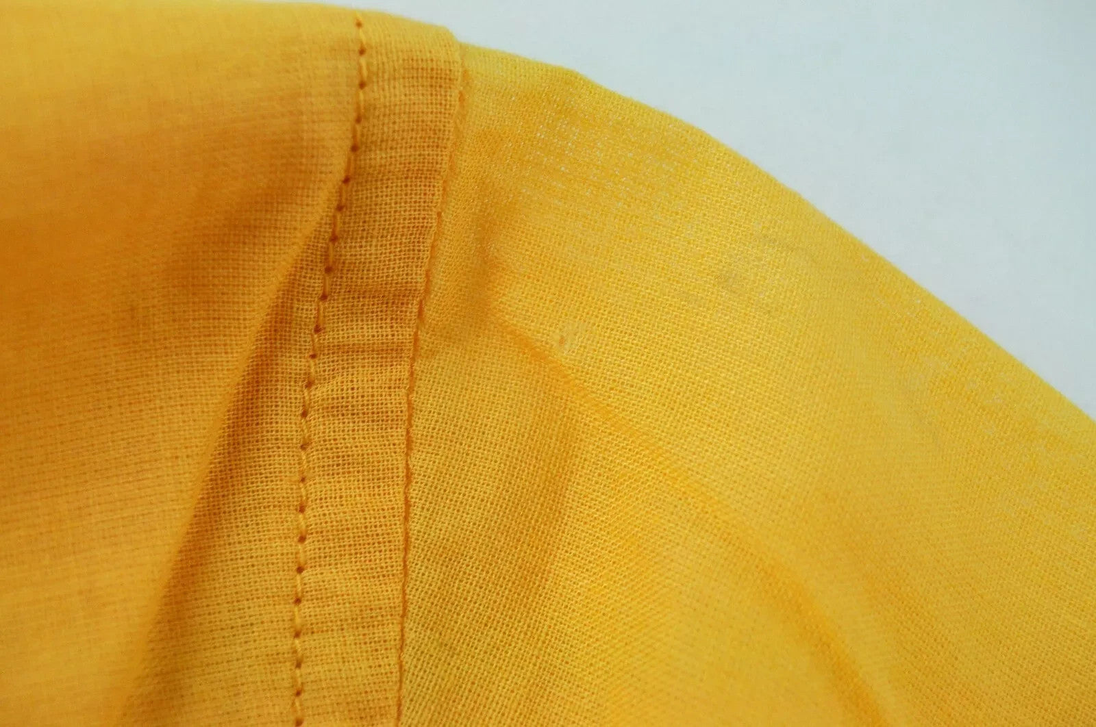 MAISON SCOTCH Women's Shirt XS Yellow Cotton Long Sleeve Spread Collar Blouse