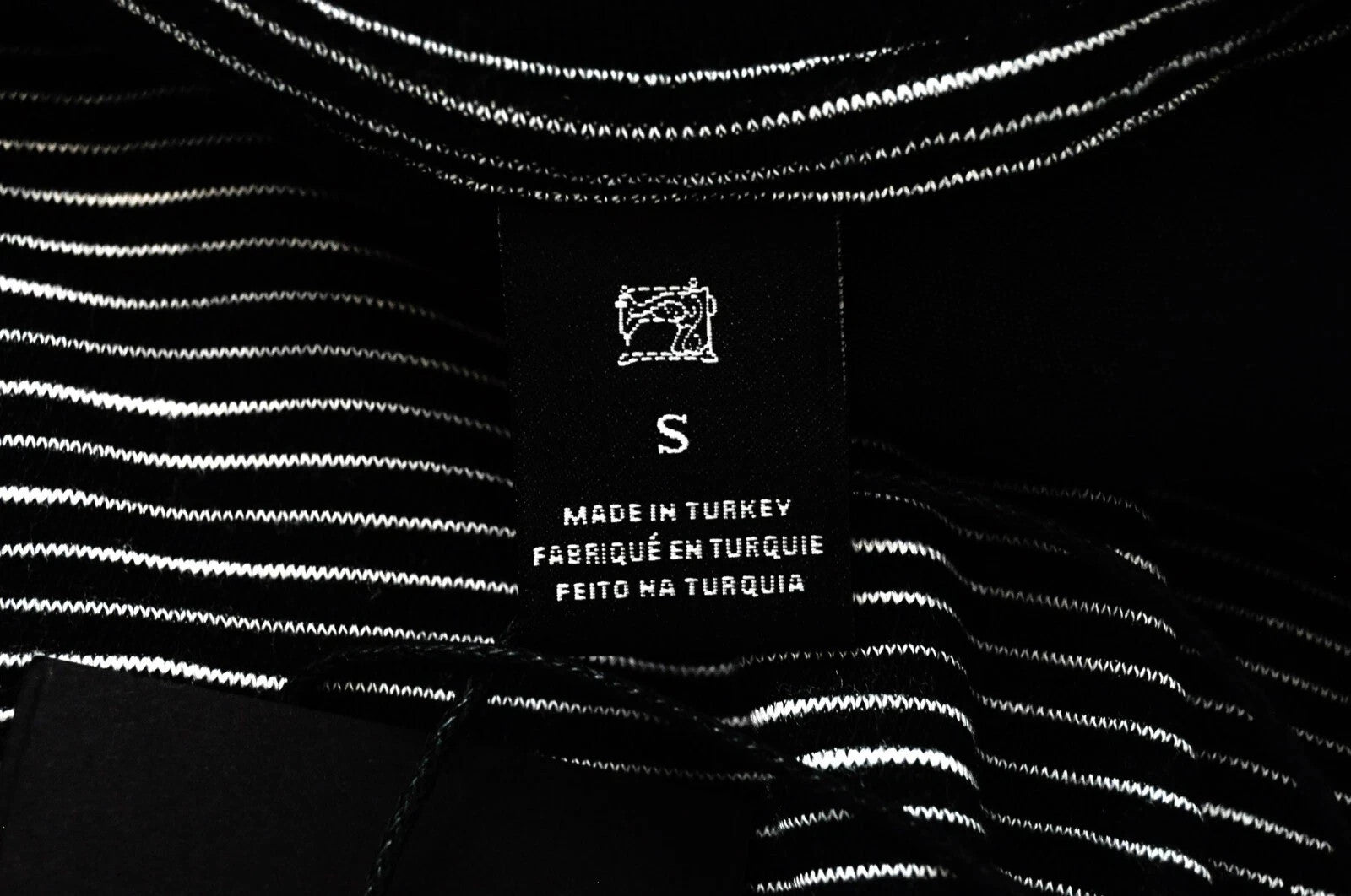 SCOTCH & SODA Ams Blauw Women's Top S Black Striped Sleeveless Cotton Tee