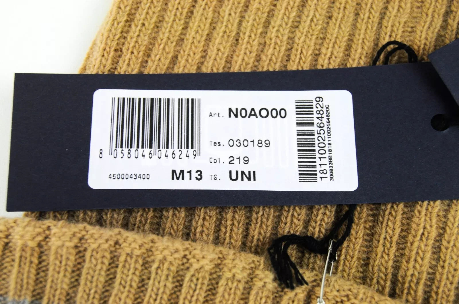 HARMONT & BLAINE Men's Beanie OS Brown Wool Knit Logo Winter Unisex Hat