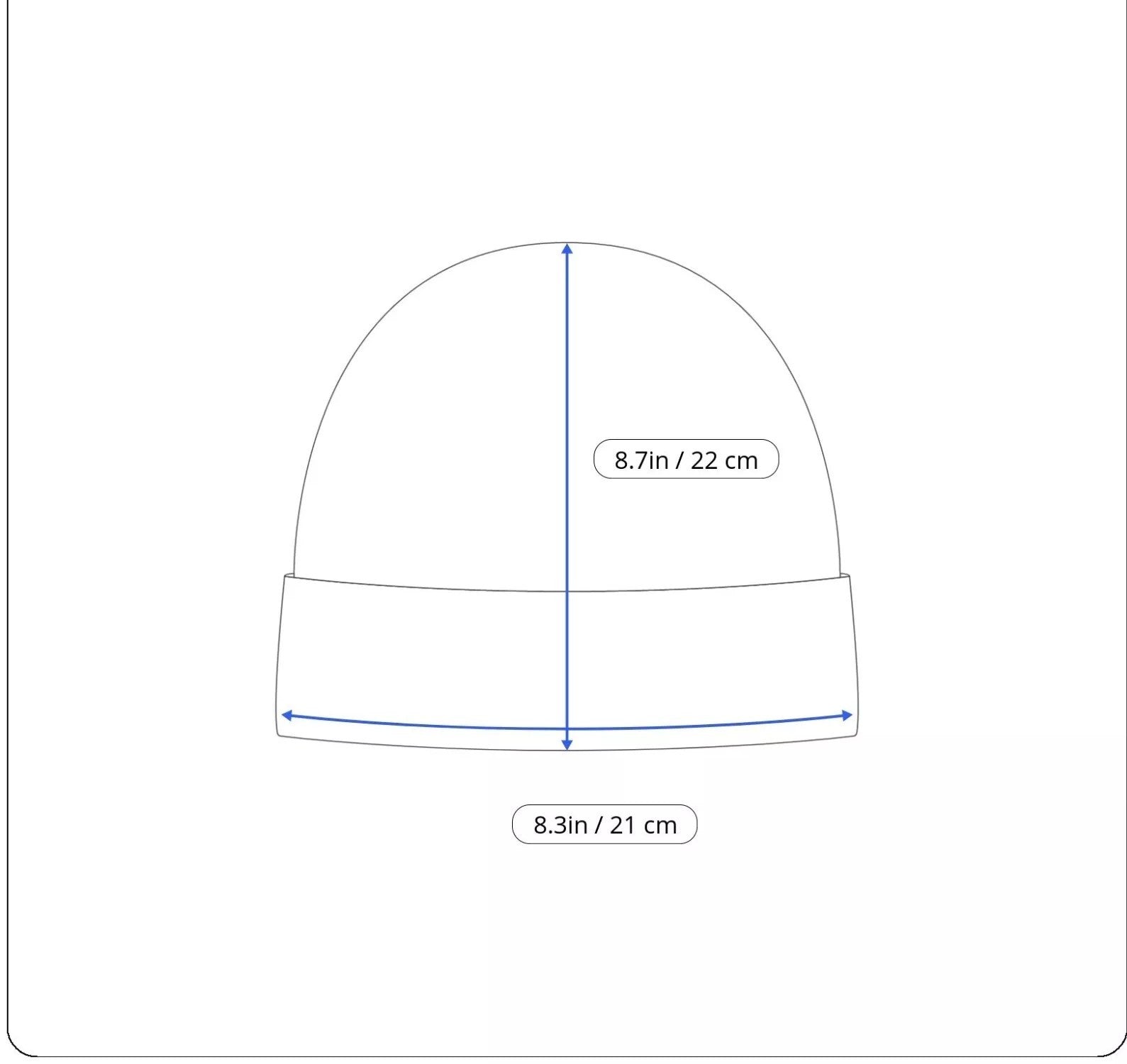 HARMONT & BLAINE Men's Beanie OS White Wool Knitted Logo Winter Unisex Cap