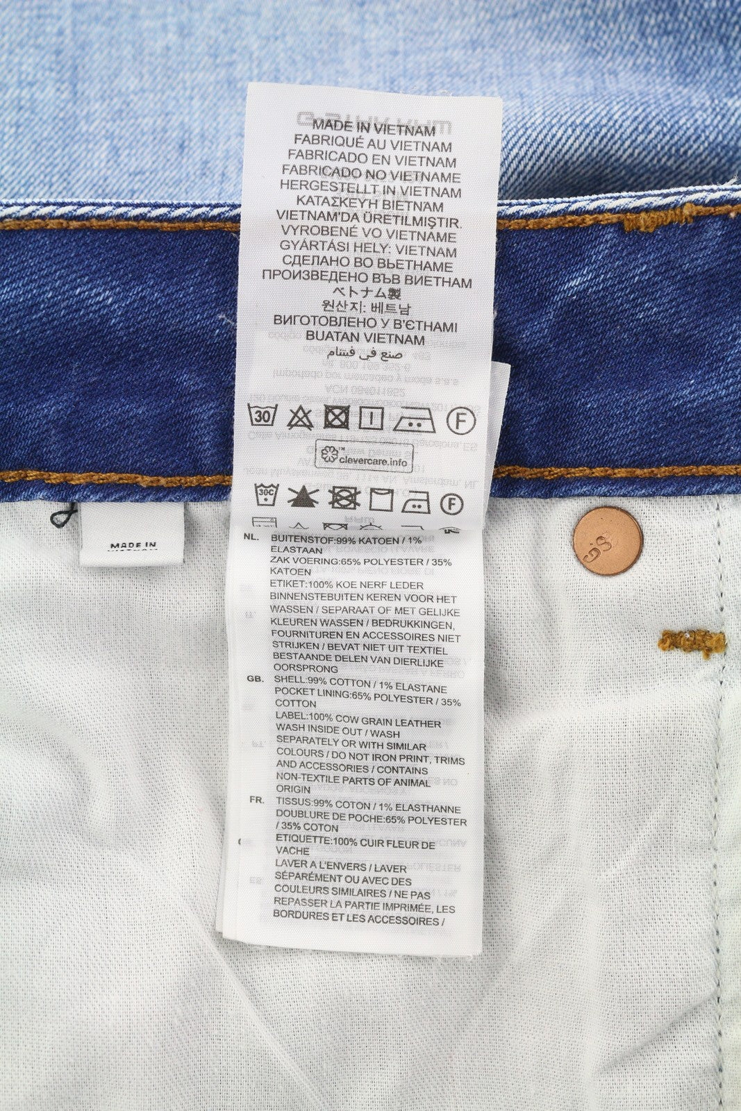 G-STAR 3301 Slim Men's Jeans W31/L32 Blue Denim Button Fly Logo 5 Pocket