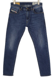 DIESEL Thommer 084BU Men Jeans W30/L30 Blue Washed Skinny Slim Stretch Denim