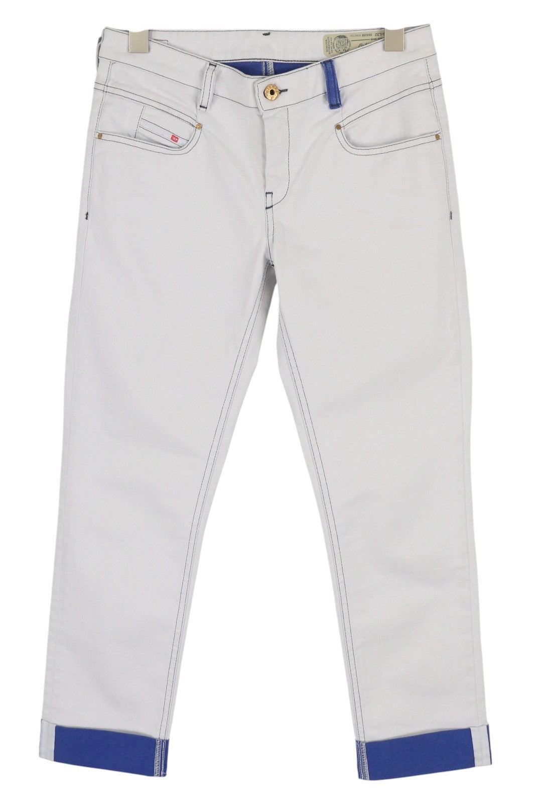 DIESEL Belthy Ankle-C1 0682M Women's Jeans W25/L32 Low Waist Slim Straight