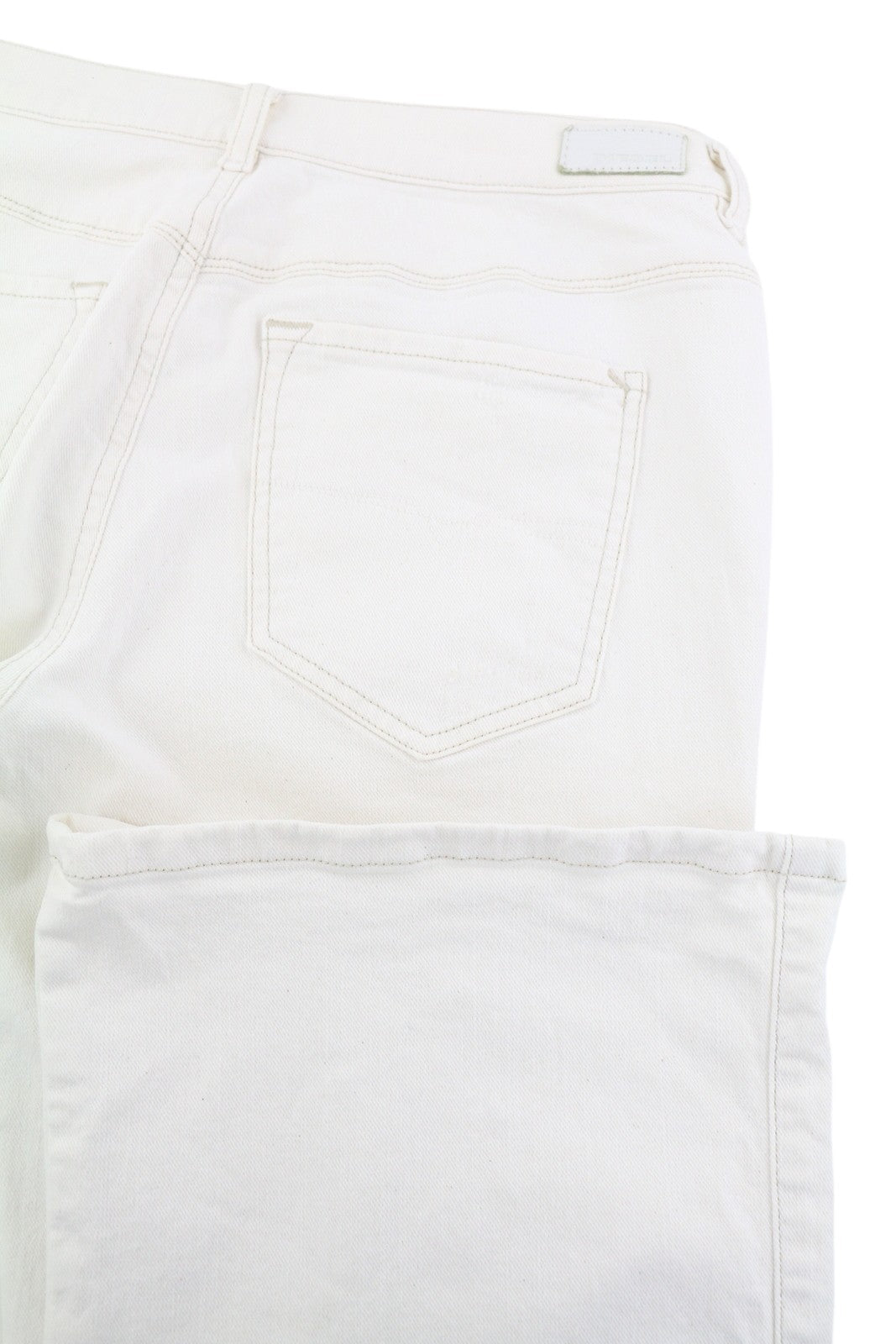 DIESEL Sandyb-Patch 0672Y Women's Jeans W29/L34 White Bootcut Stretch Denim