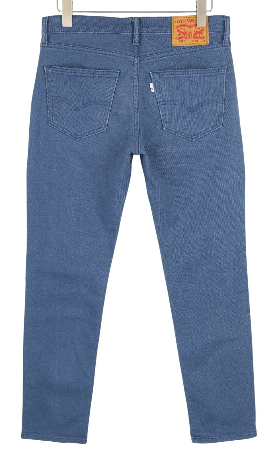 LEVI'S 511 Men's Jeans W32/L32 Mid Blue Slim Fit Zip Fly 5 Pocket Denim