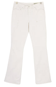 DIESEL Sandyb-Patch 0672Y Women's Jeans W28/L34 White Stretch Slim Bootcut