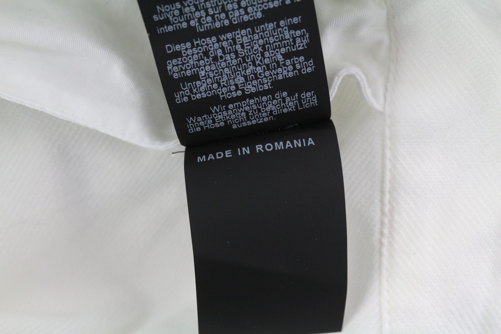 PT TORINO Zoe Women's Trousers 46 White Linen Blend High Waist Slim Cargo