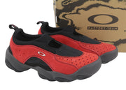 OAKLEY Factory Team Suede Flesh Men Sandals EU44.5 Lava Black Ortholite RRP190