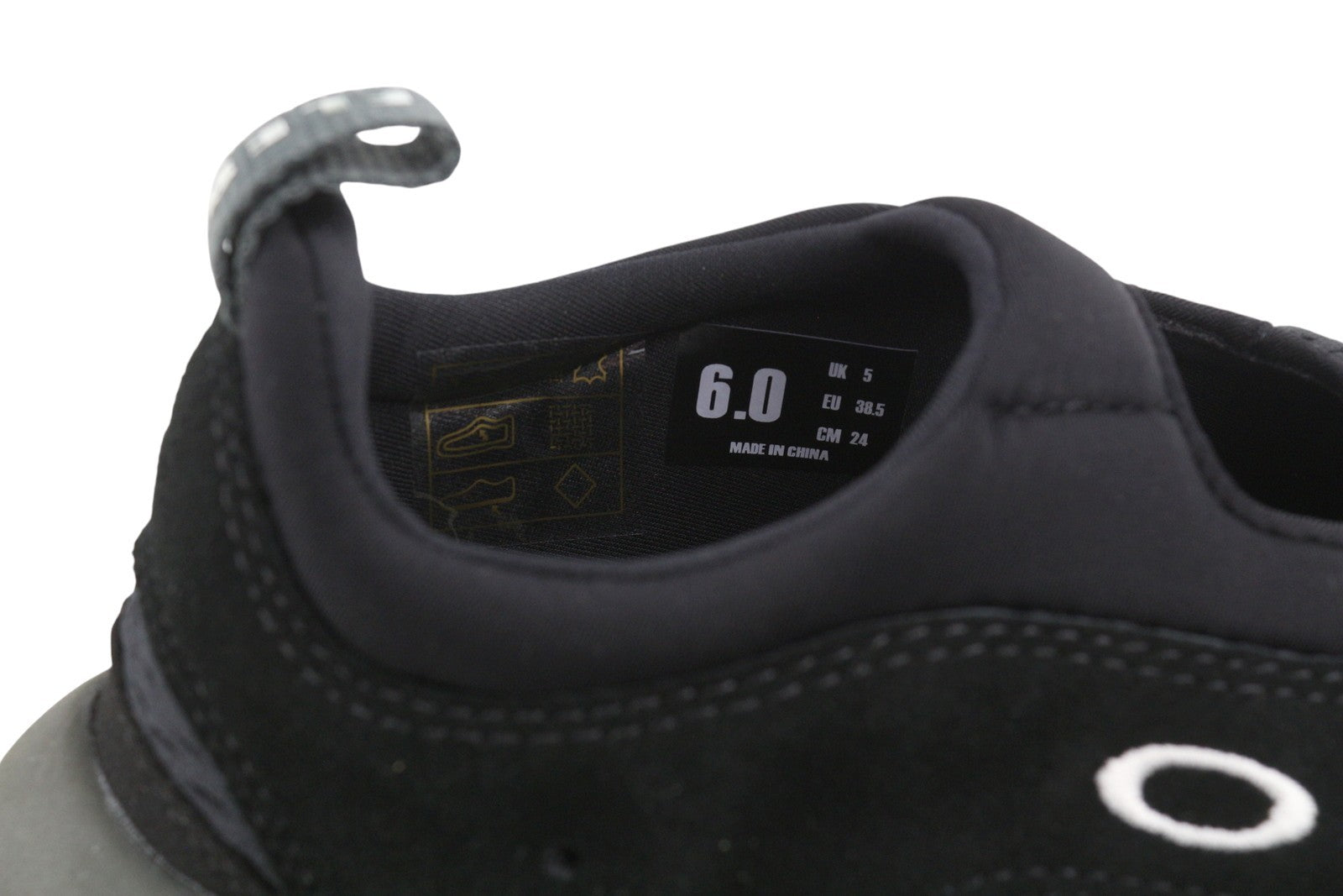 OAKLEY Factory Team Suede Flesh Women Sandals EU38.5 Black Ortholite RRP185