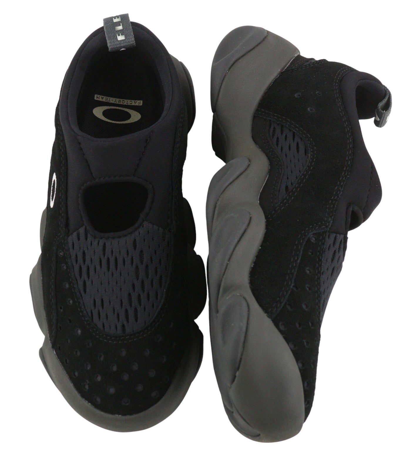 OAKLEY Factory Team Suede Flesh Women Sandals EU38.5 Black Ortholite RRP185