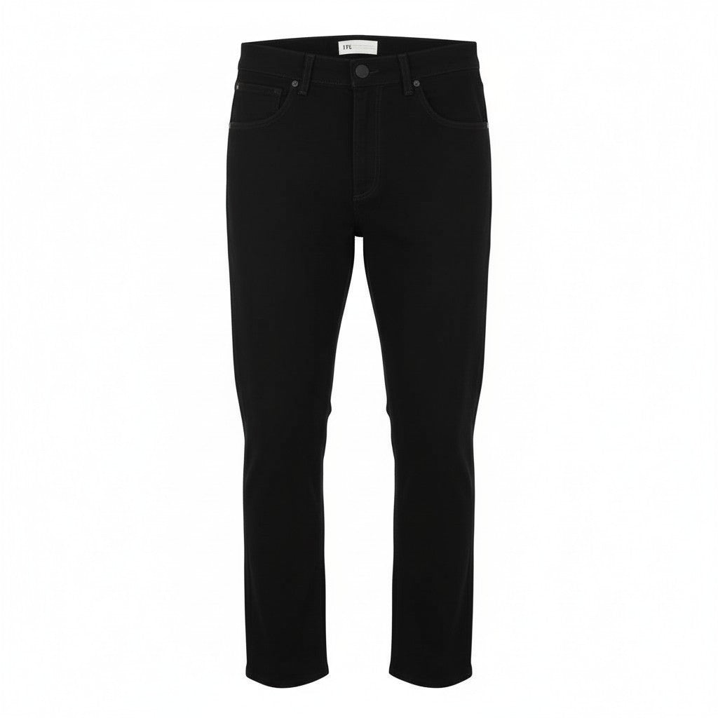 WRANGLER Greensboro Men Jeans W32/L30 Black Regular Fit Zip Fly Stretch Denim