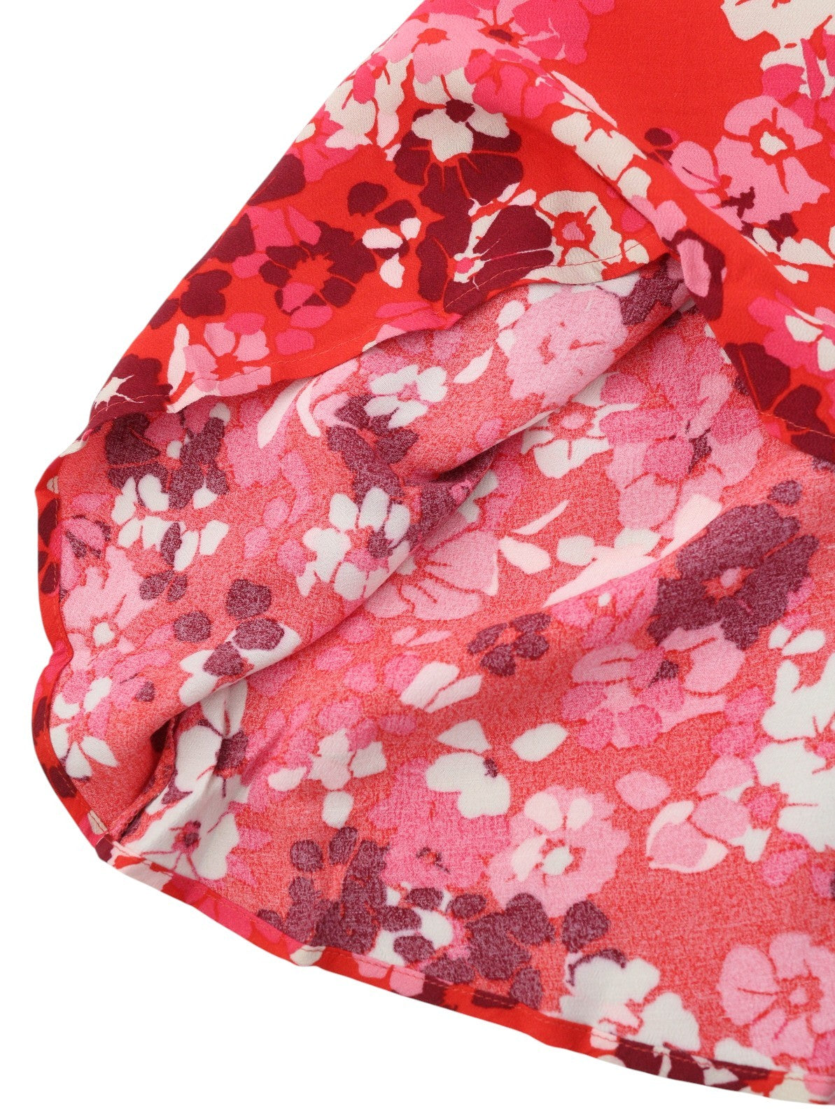 GANT Liberation Bouquet Wrap Women Skirt EU38 Lava Red Floral Print Midi