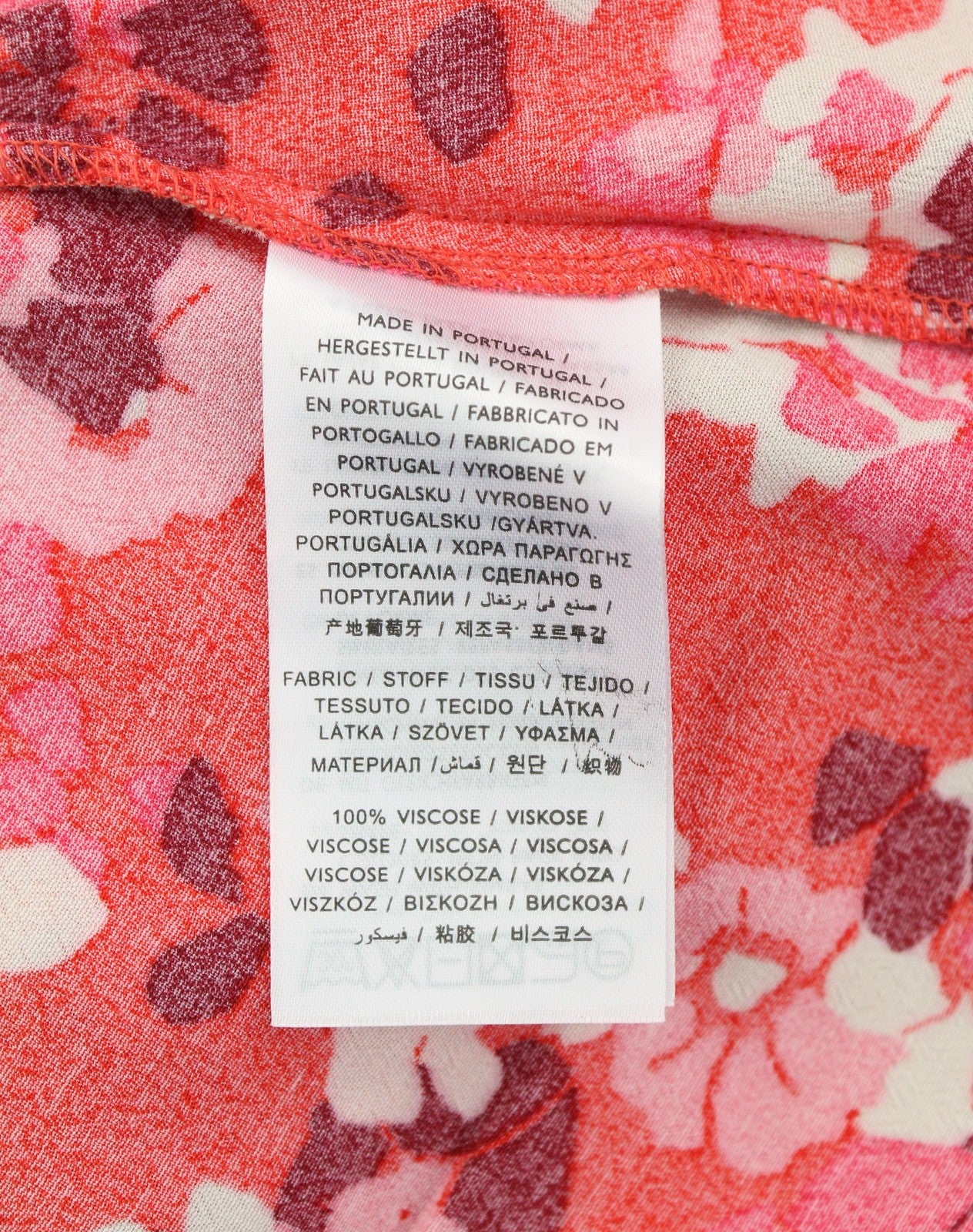 GANT Liberation Bouquet Wrap Women Skirt EU38 Lava Red Floral Print Midi