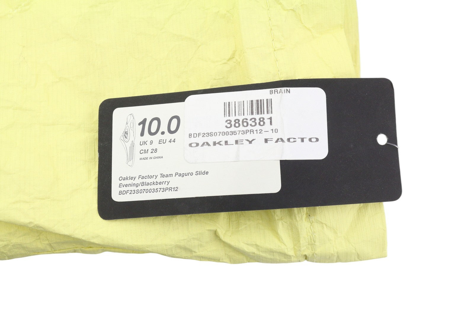 OAKLEY Factory Team Paguro Slide Men Slippers EU44 Evening Limited Edition