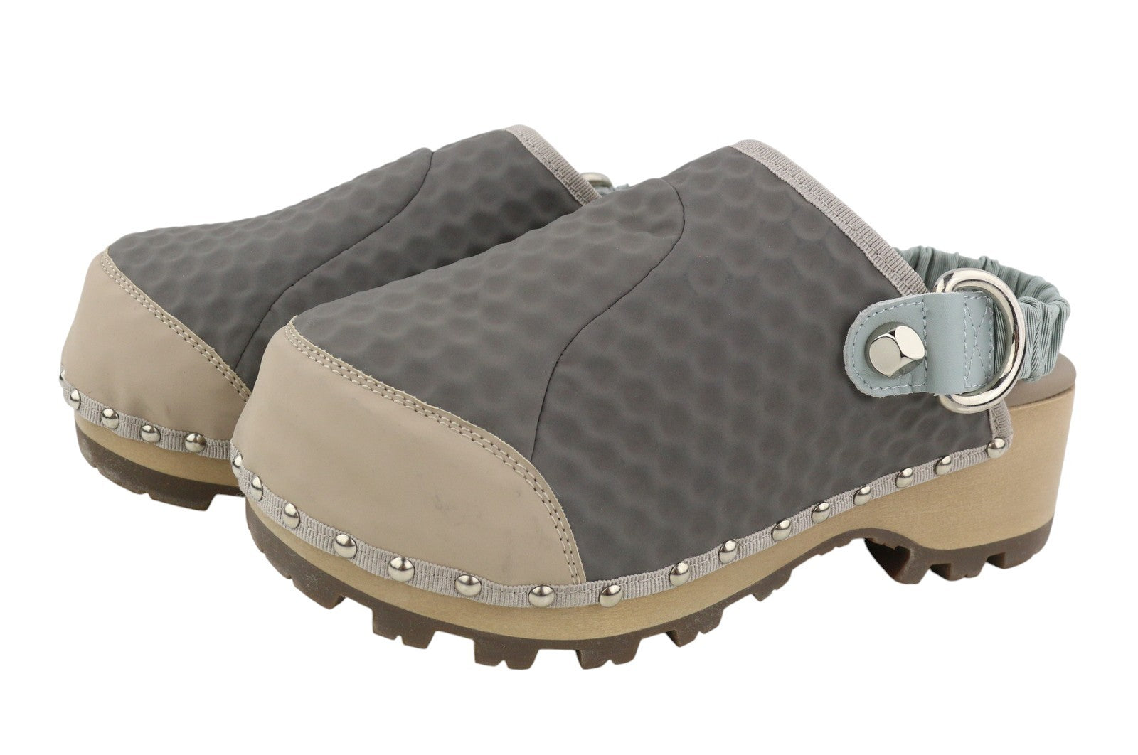 BRAIN DEAD Energy Absorber Rubberized Women Shoes EU39 Vibram Wooden Clog RRP480