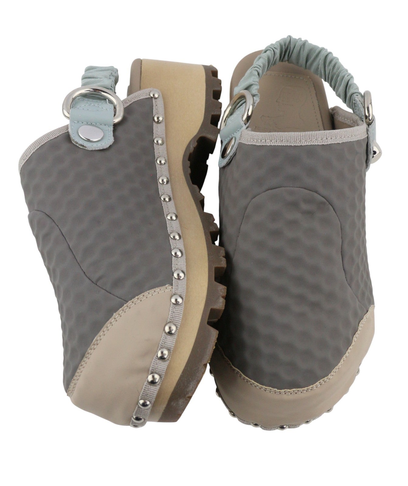 BRAIN DEAD Energy Absorber Rubberized Women Shoes EU39 Vibram Wooden Clog RRP480