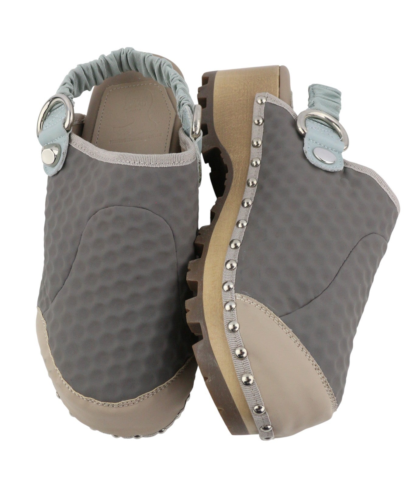 BRAIN DEAD Energy Absorber Rubberized Women Shoes EU39 Vibram Wooden Clog RRP480