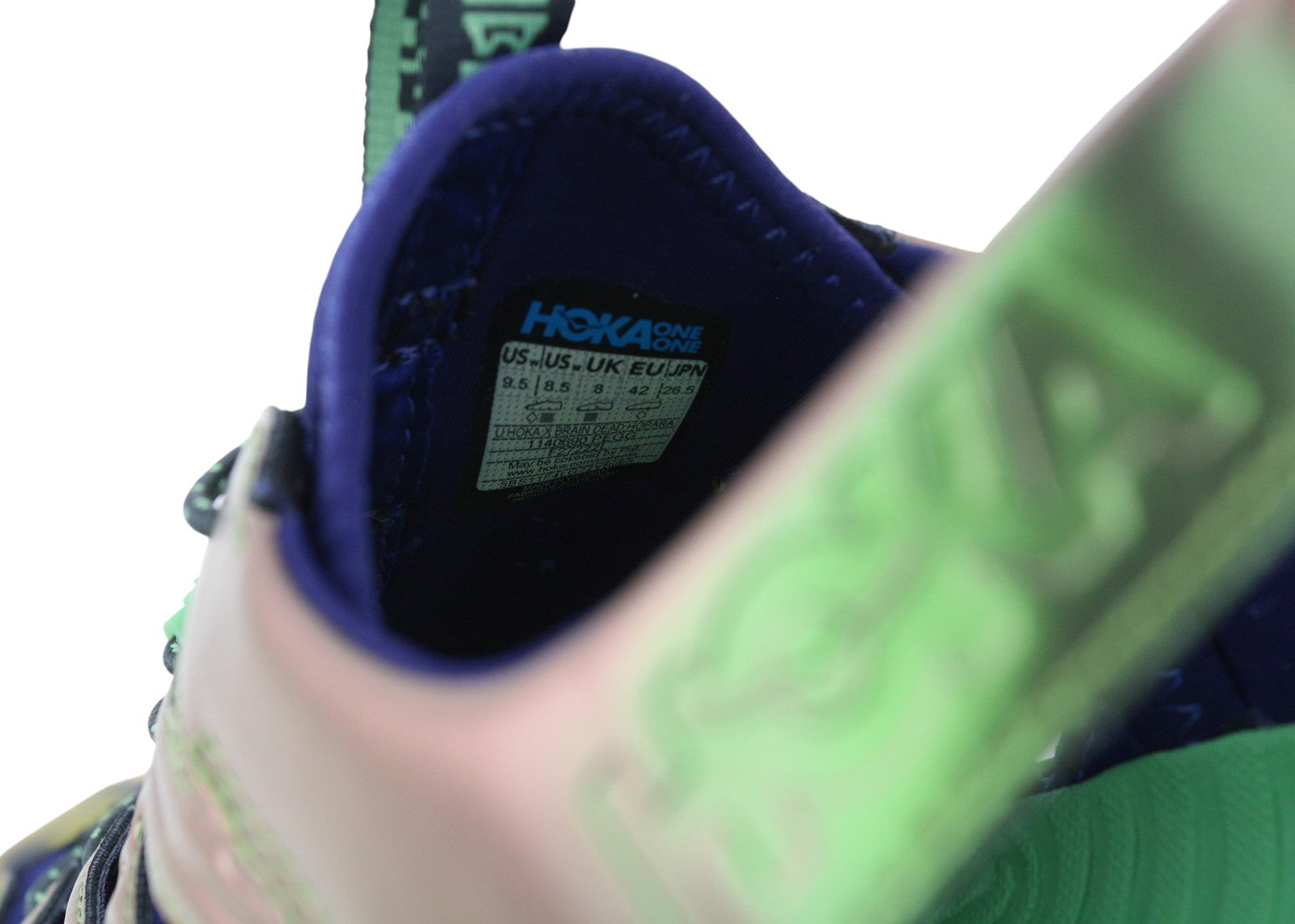 HOKA x Brain Dead Hopara Men Shoes EU42 Pegg Flexibility Breathability Unisex