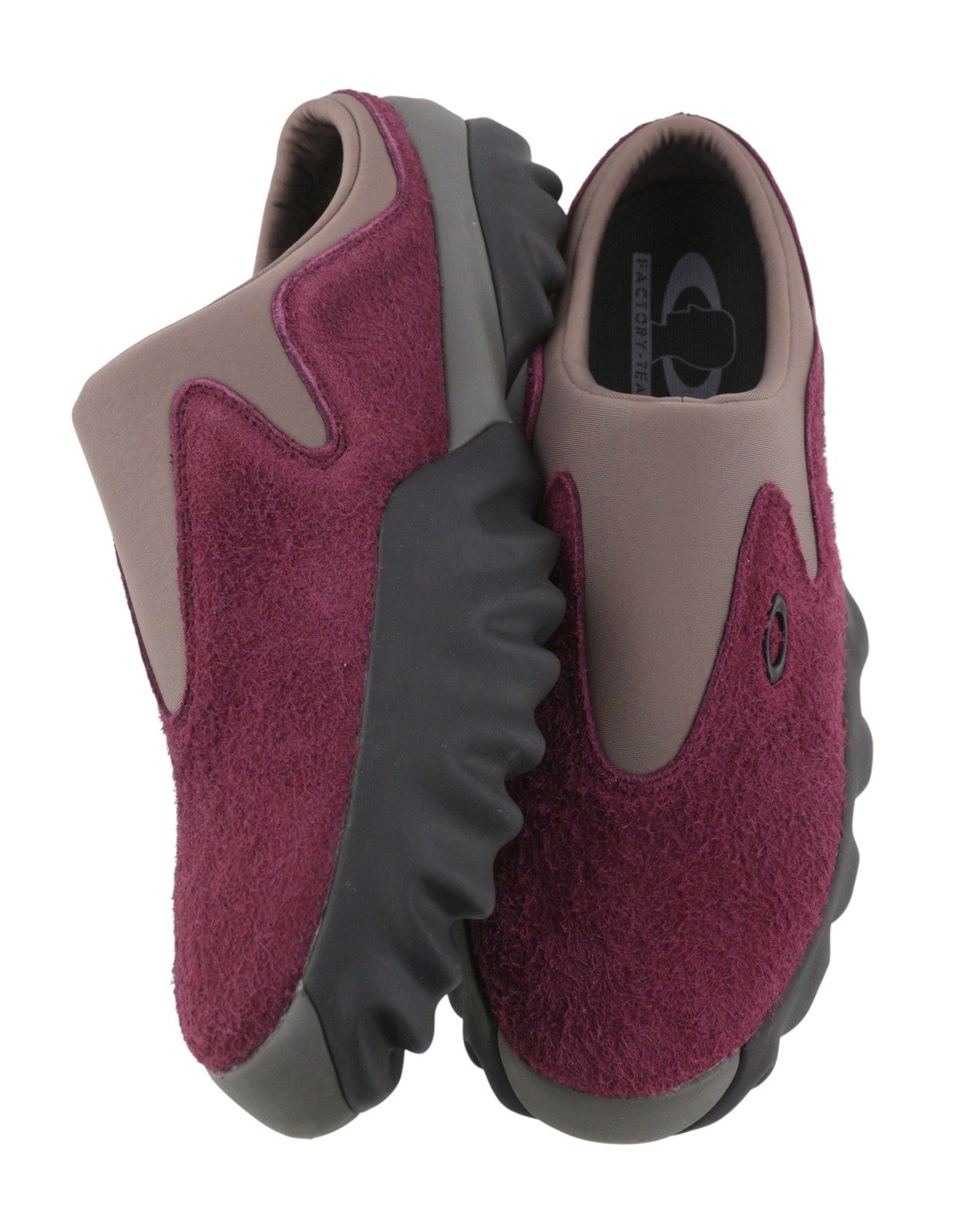 OAKLEY Factory Team x Brain Dead Chop Saw Mule Men Shoes EU45 Burgundy RRP190