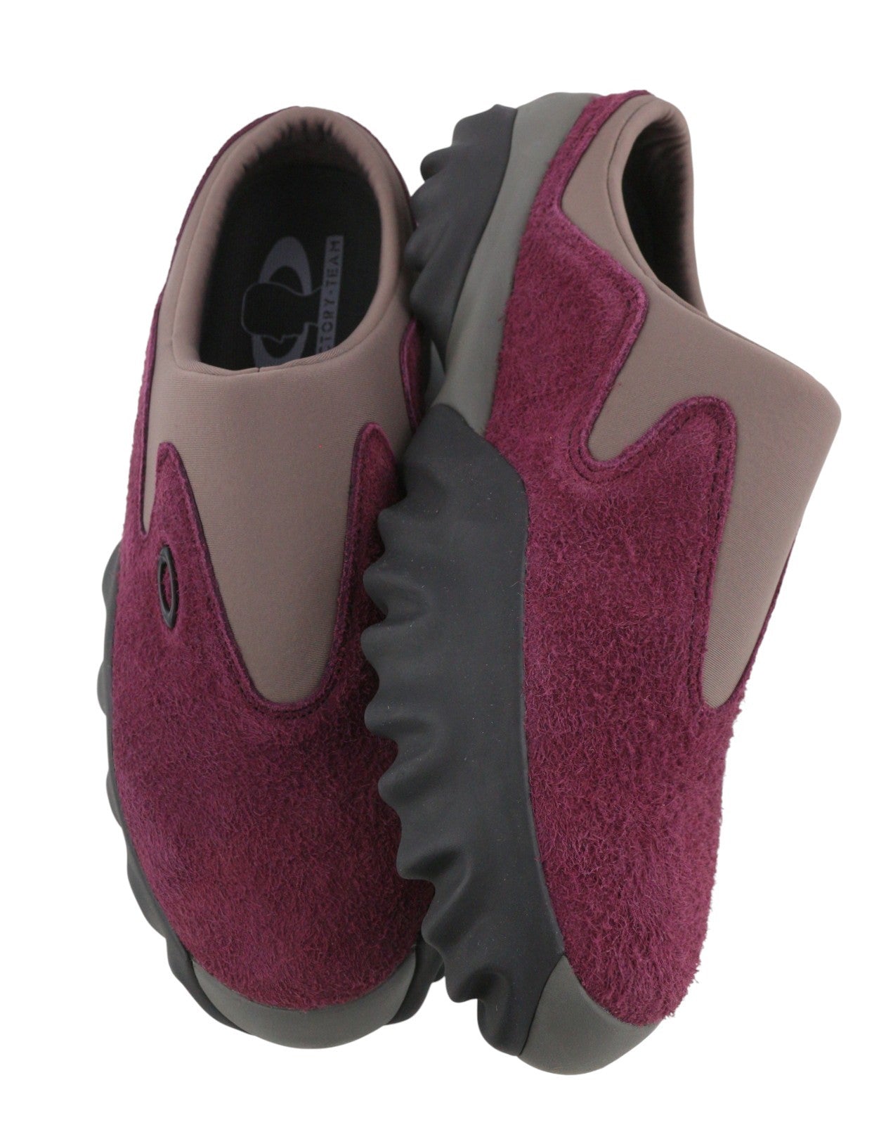 OAKLEY Factory Team x Brain Dead Chop Saw Mule Men Shoes EU40 Burgundy RRP190