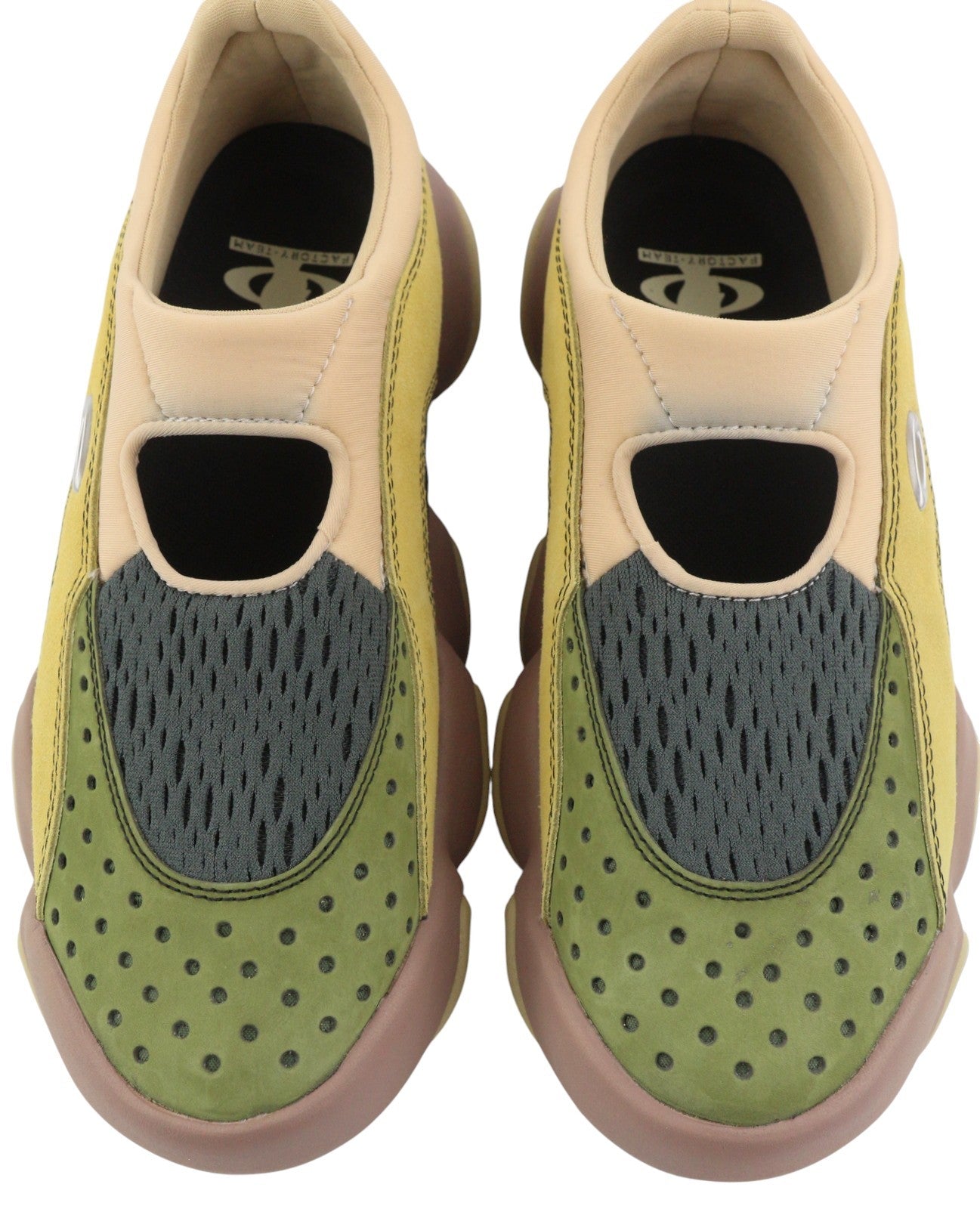 OAKLEY Factory Team x Brain Dead Suede Flesh Men Sandals EU41 Multi Ortholite