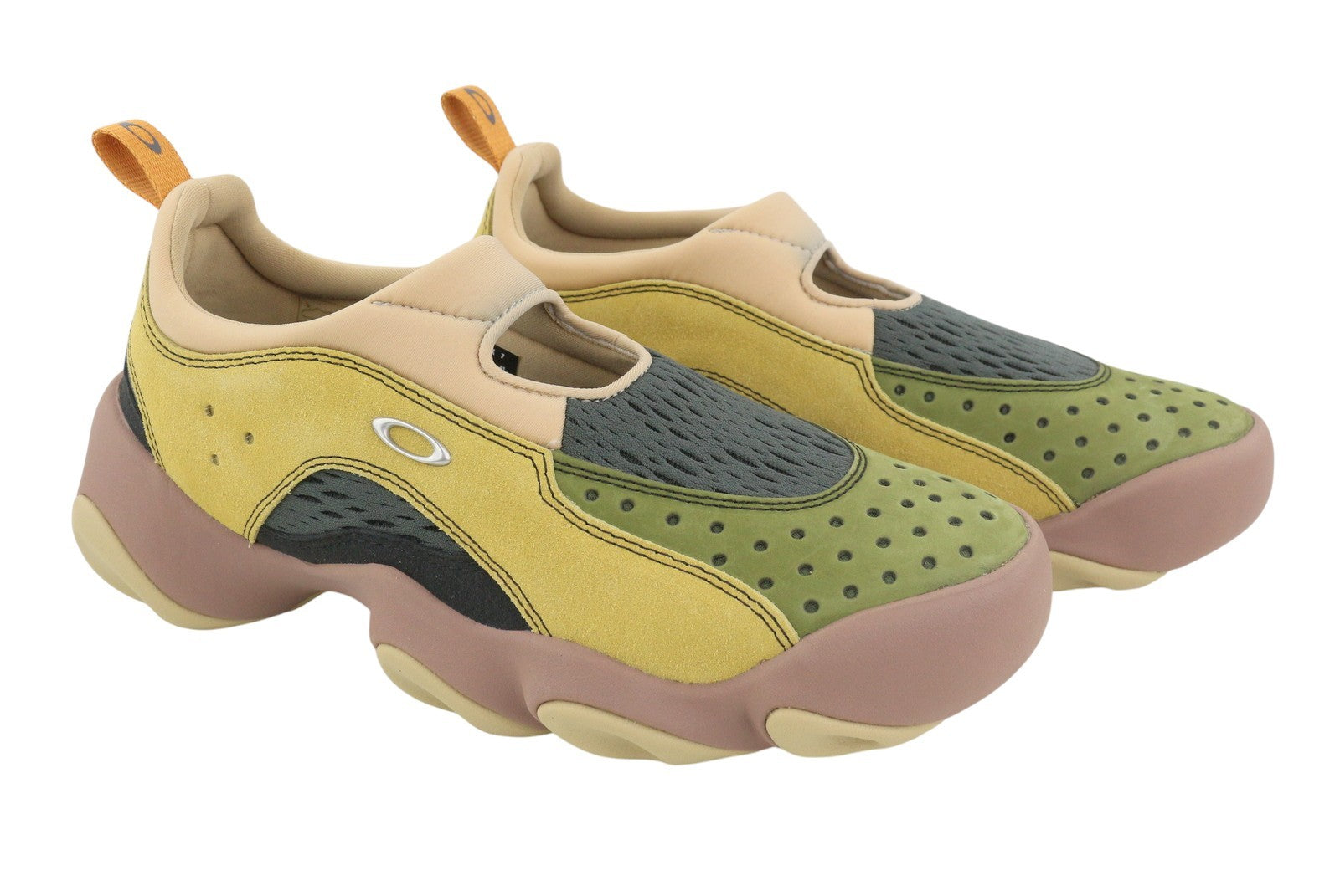 OAKLEY Factory Team x Brain Dead Suede Flesh Men Sandals EU41 Multi Ortholite