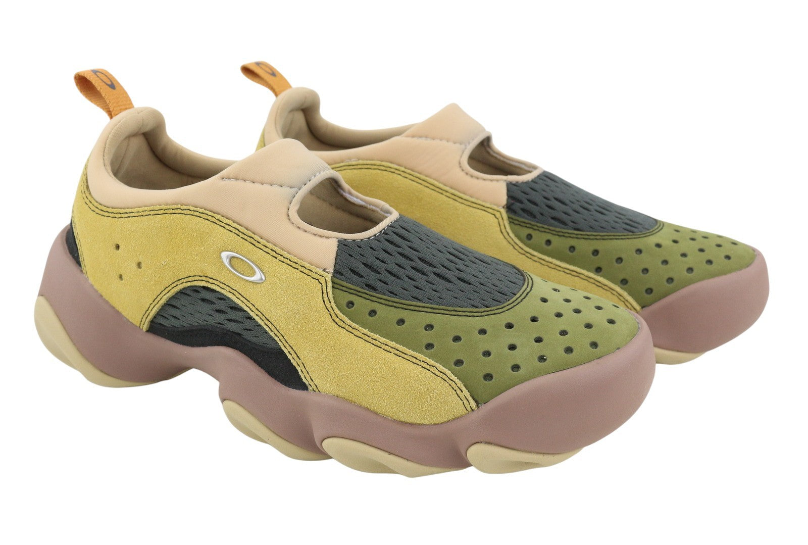 OAKLEY Factory Team x Brain Dead Suede Flesh Men Sandals EU43 Multi Ortholite