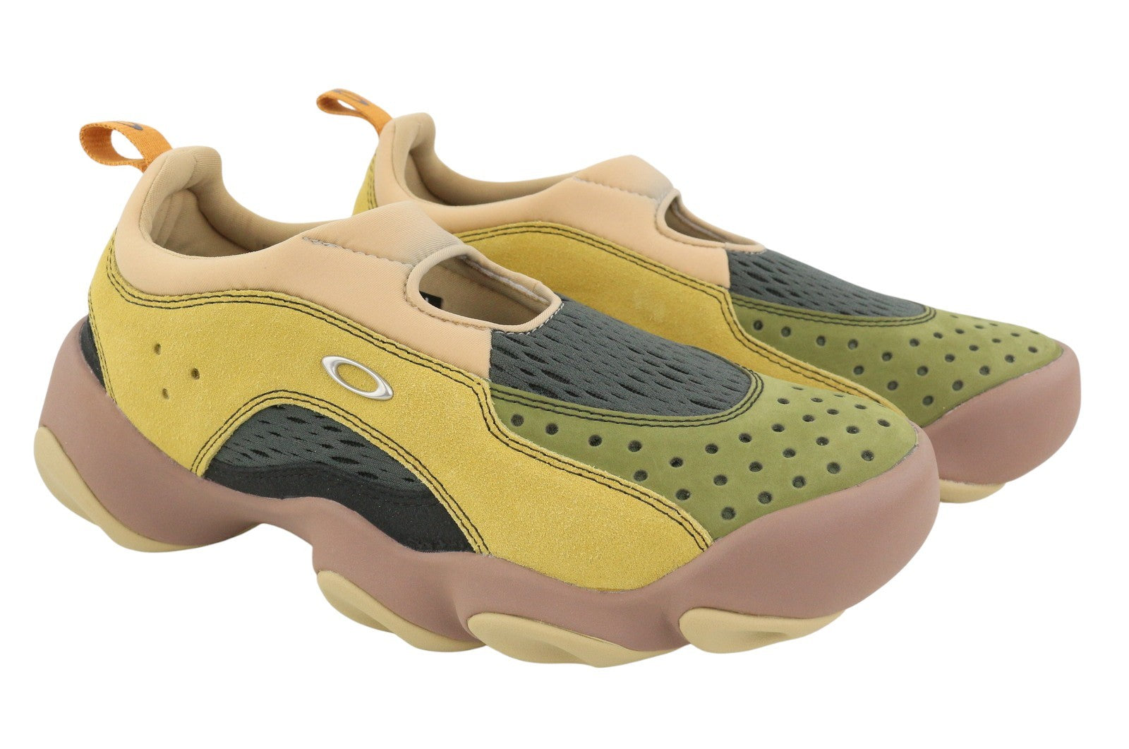 OAKLEY Factory Team x Brain Dead Suede Flesh Men Sandals EU42.5 Multi Ortholite