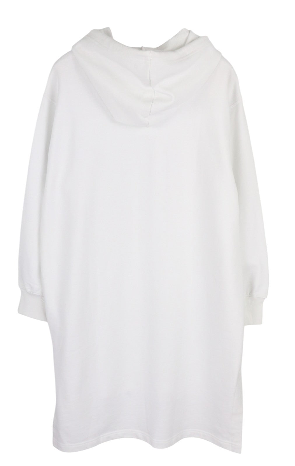 DIESEL D-Ilse-Tr Women's Dress M White Hooded Long Sleeve Mini With Pocket
