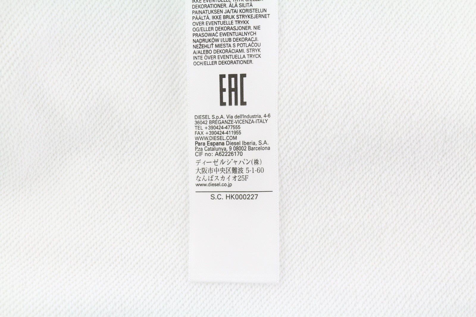 DIESEL D-Ilse-Tr Women's Dress M White Hooded Long Sleeve Mini With Pocket