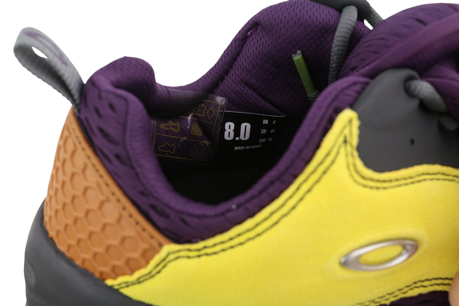 OAKLEY Factory Team x Brain Dead Chop Saw Men Sneakers EU41 Lemon Plum RRP189