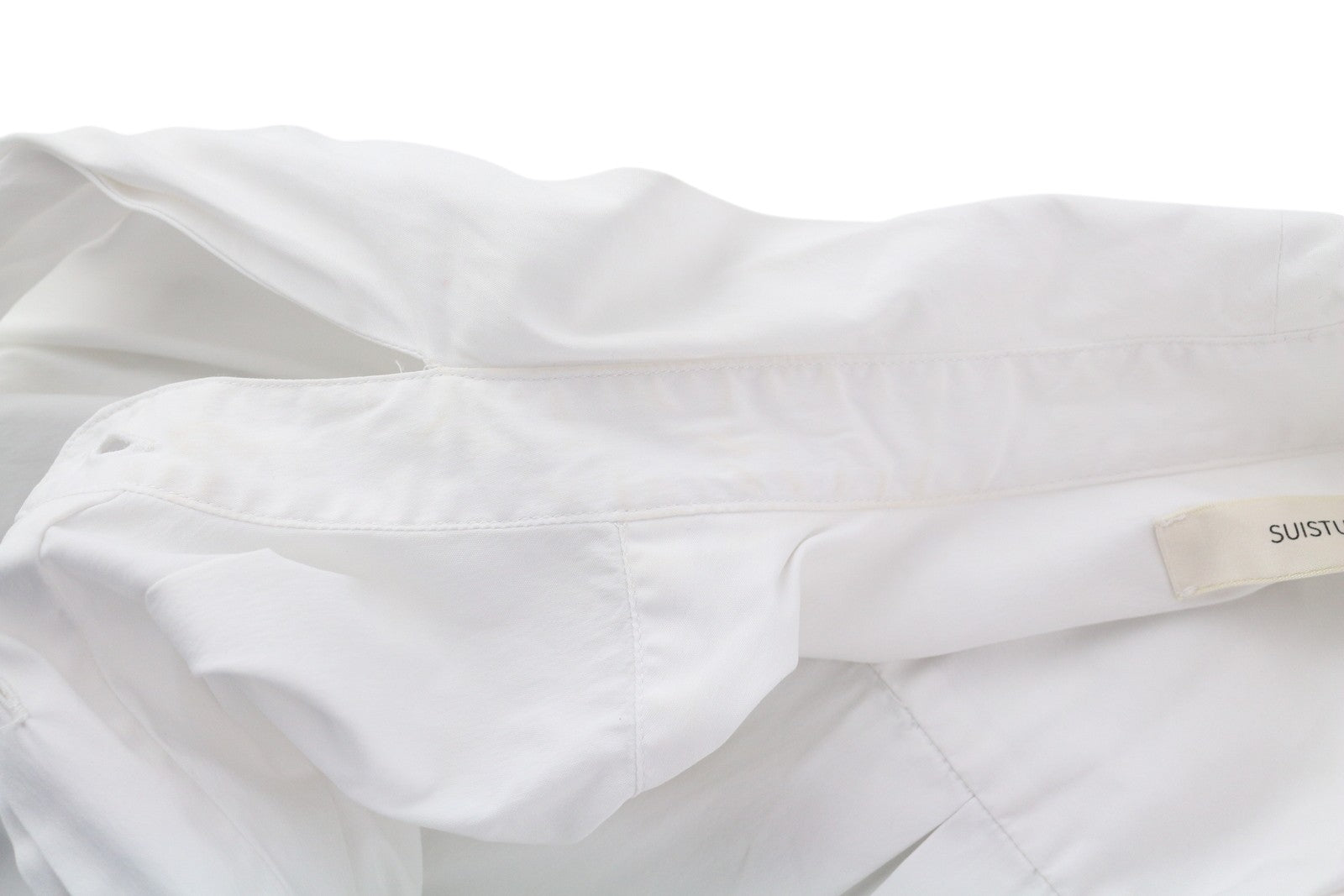 SUISTUDIO Campbell Women's Shirt UK14 White Bow Tie Detail Button Collar