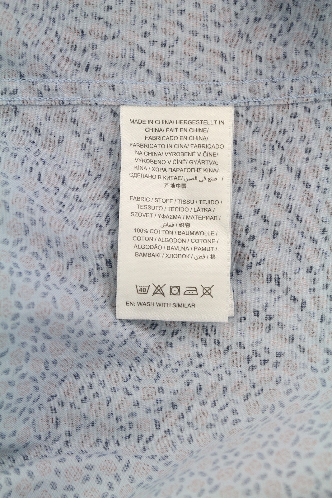 GANT Men's Shirt L Floral Print Button Down Casual Long Sleeve