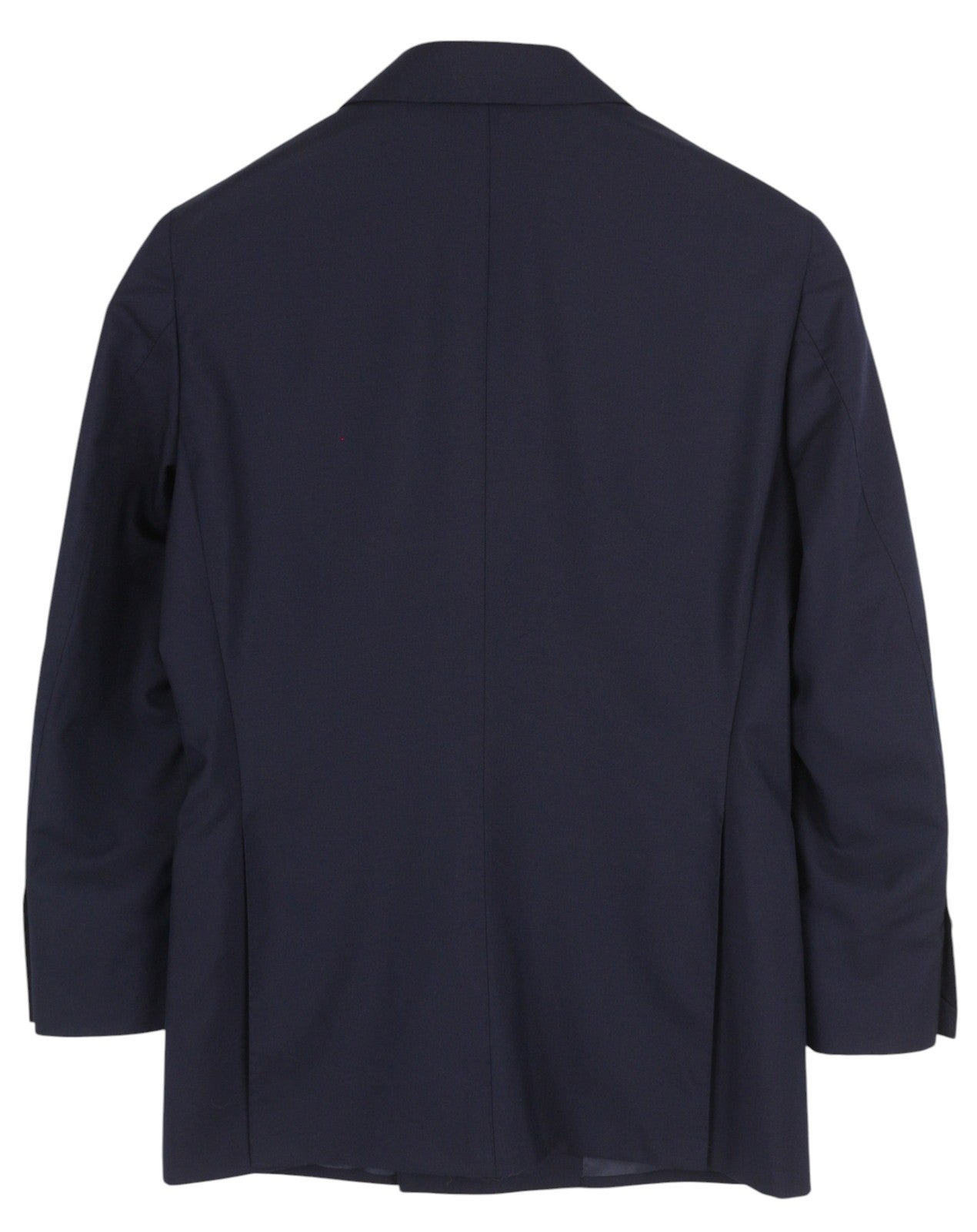 SUITSUPPLY La Spalla Men's Blazer UK30R Navy Wool Double Breasted Peak Lapel