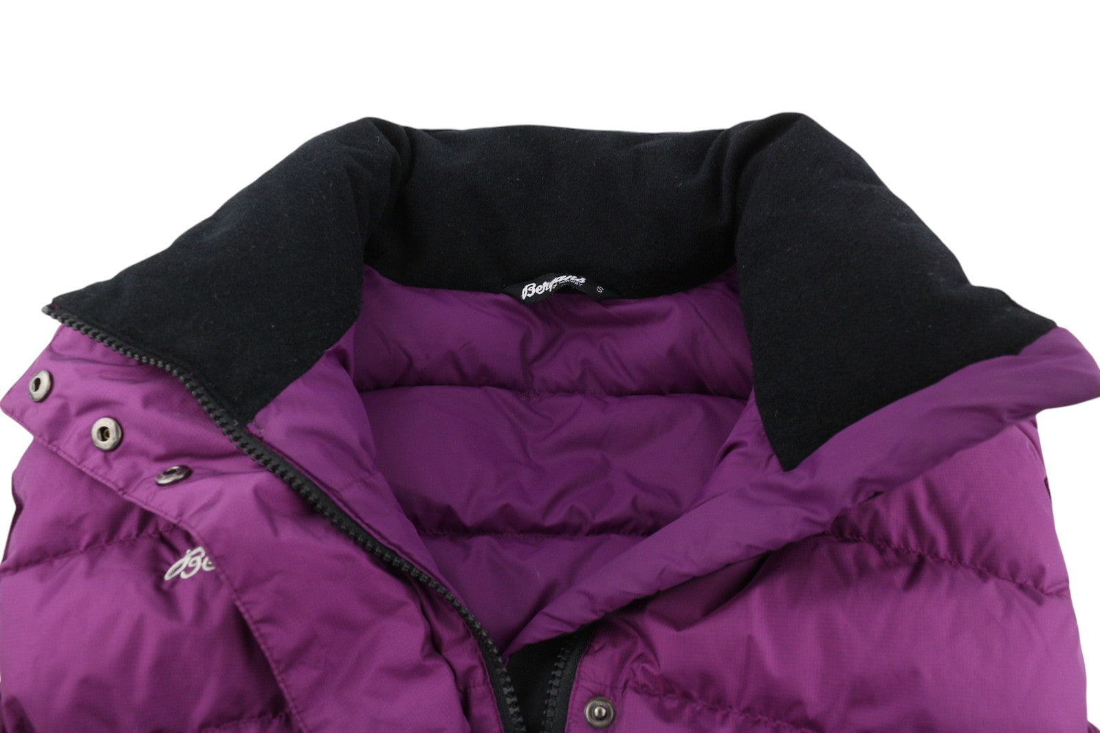 BERGANS OF NORWAY 5311 Women's Gilet S Purple Quilted Down Zip Vest