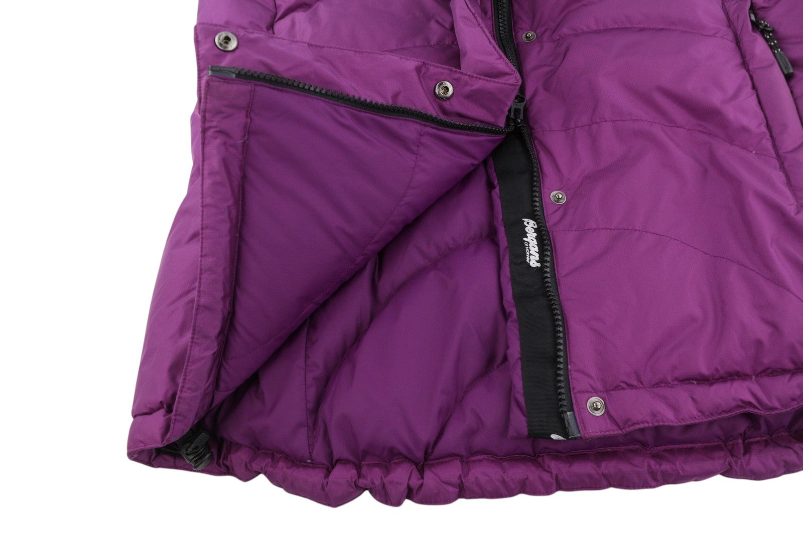 BERGANS OF NORWAY 5311 Women's Gilet S Purple Quilted Down Zip Vest