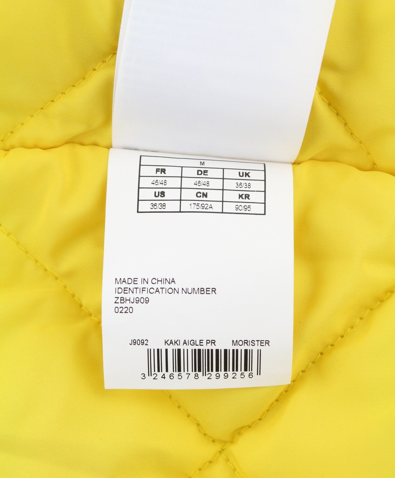 AIGLE Morister Men Jacket M Camouflage Padded Full Zip Button Up Bomber