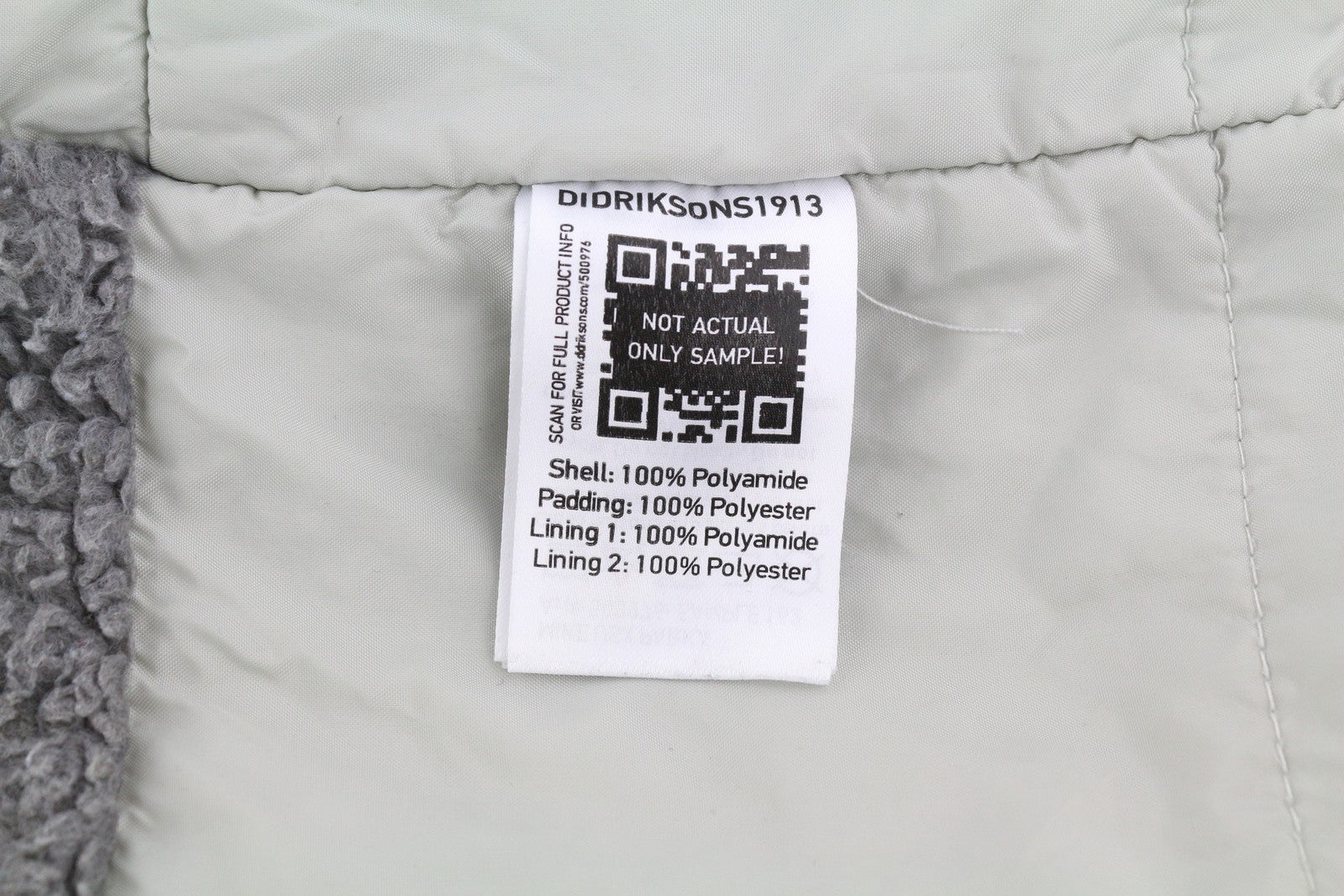 DIDRIKSONS Mike Usx Men's Parka L Beige Storm System Hooded Zip