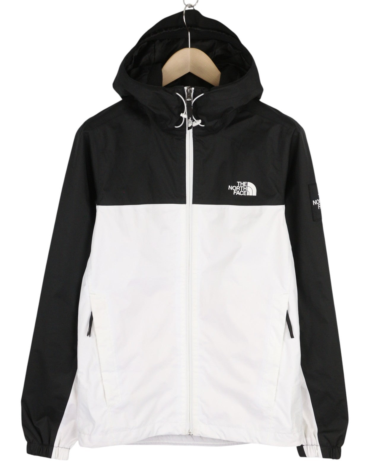 THE NORTH FACE Men's Jacket XS Black Hooded Full Zip DryVent