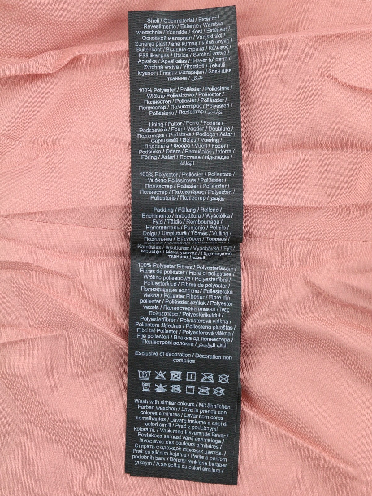 VILA Sassy Women Jacket EU36 Pink Quilted Padded Asymmetrical Zip Lightweight